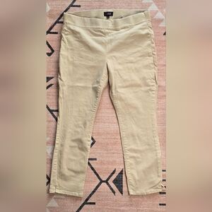 NYDJ Beige Stretch Lift-Tuck Pants